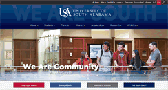 Desktop Screenshot of cres.southalabama.edu